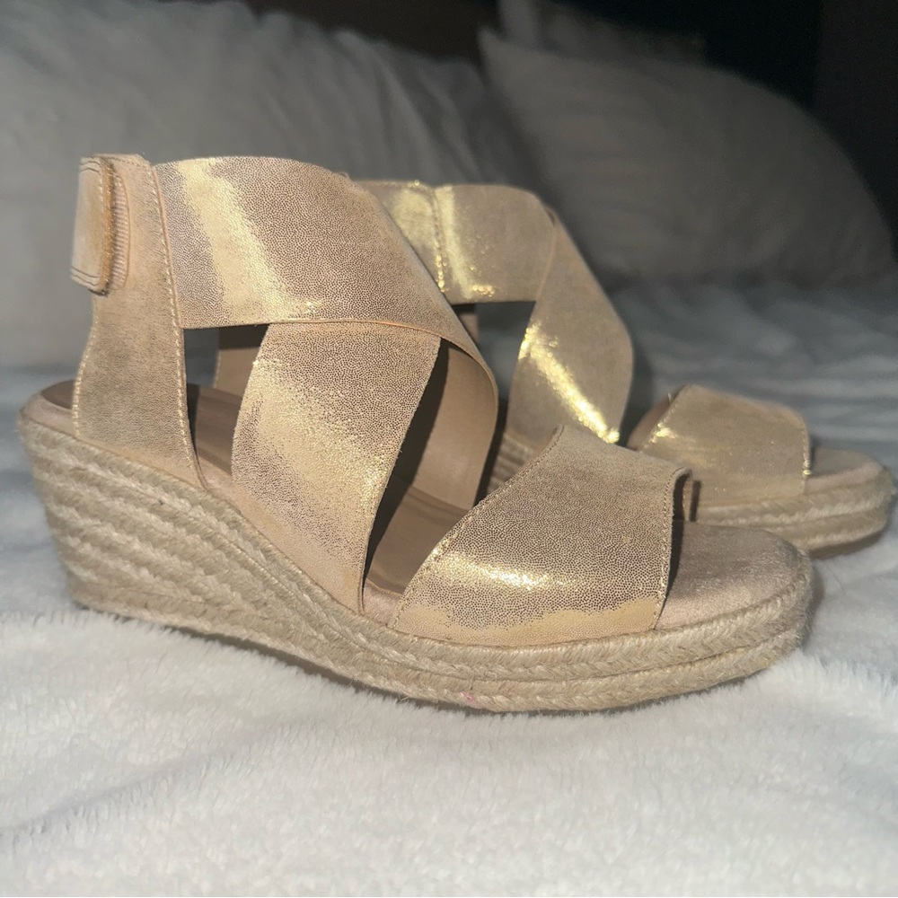 Women's Gold Wedge Sandals SOUL Naturalizer